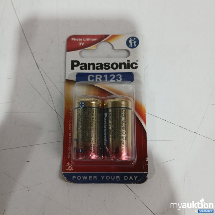 Artikel Nr. 472178 Artikel Nr. 472178: Panasonic CR 123 l ithium Batterie 3V 2stk