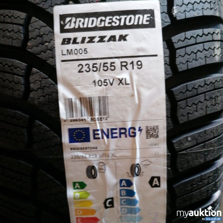Artikel Nr. 509178 Artikel Nr. 509178: Bridgestone 235/55R19 M+S Reifen mit Hyundai Felge 1Stk