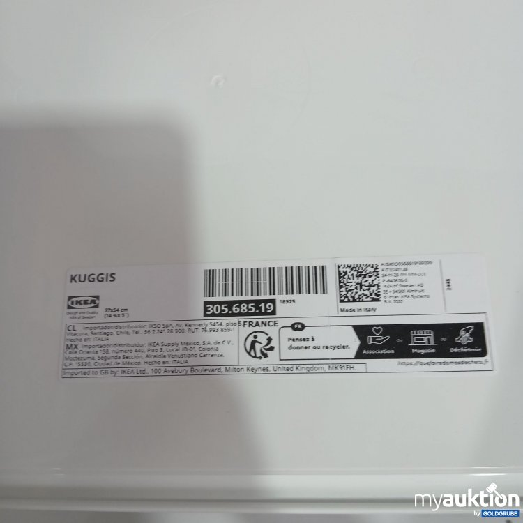 Artikel Nr. 832178: Ikea Kuggis Box mit Deckel 37x54cm 