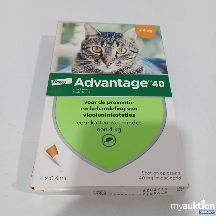 Artikel Nr. 867178: Advantage 80 Ampullen 4x0.4ml   <4kg 
