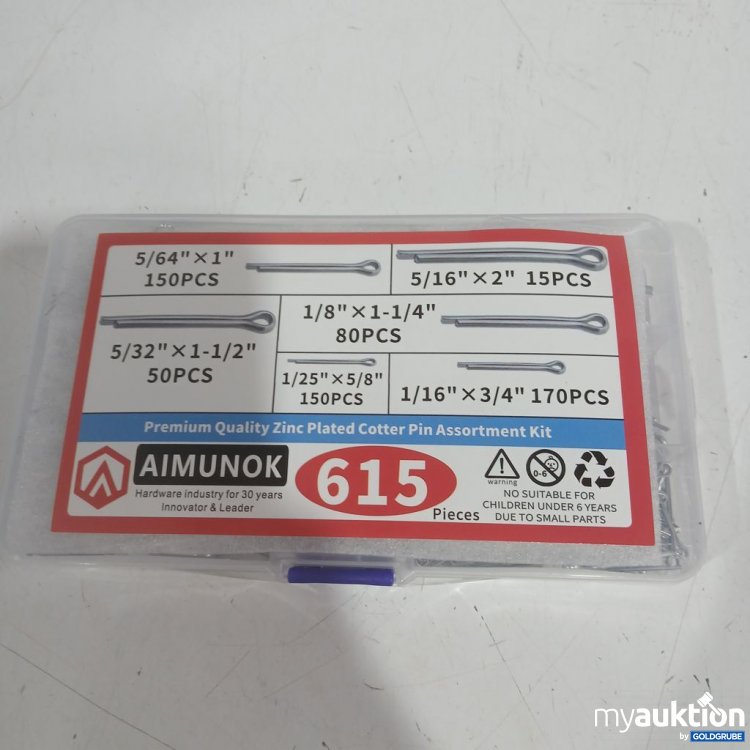 Artikel Nr. 932178: AIMUNOK Cotter Pin Assortment Kit
