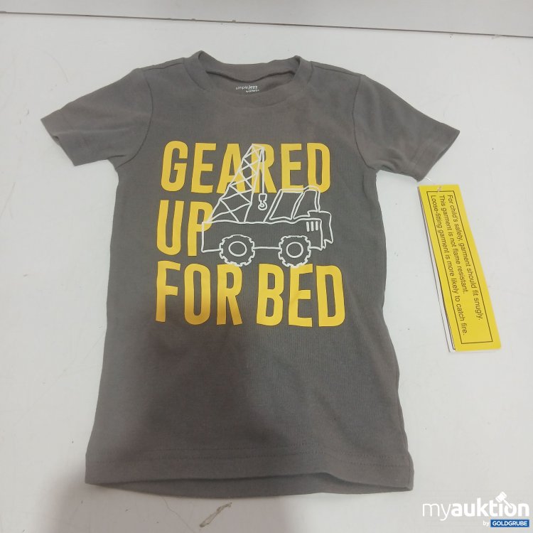 Artikel Nr. 940178 Artikel Nr. 940178: Simplejoys Kinder-T-Shirt grau "Geared up for Bed