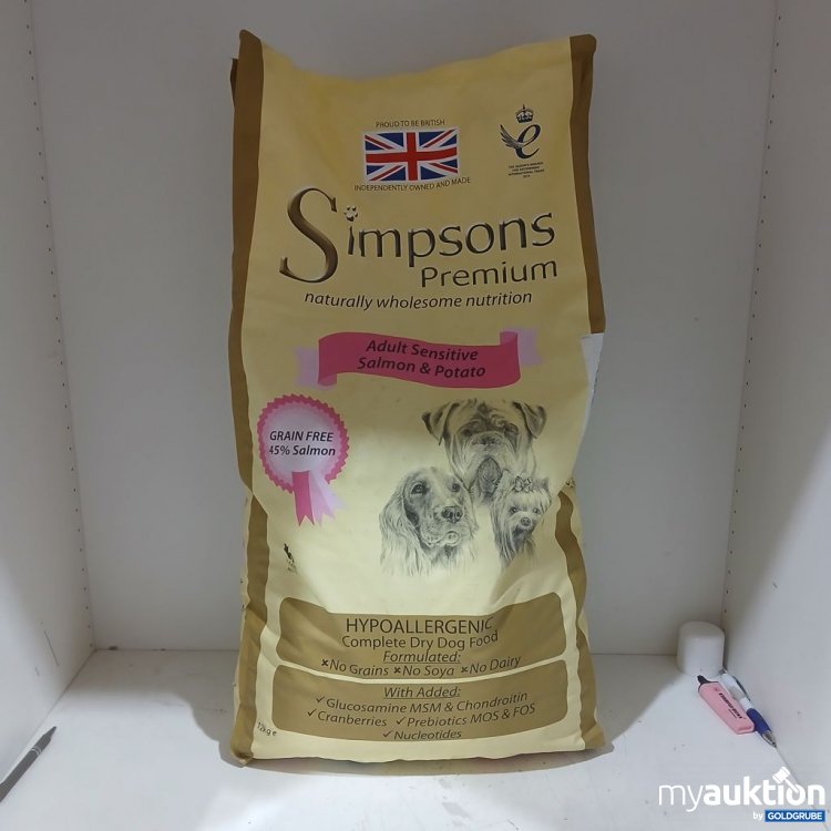 Artikel Nr. 971178: Simpsons Premium Adult Sensitive Salmon & Potato 12 kg