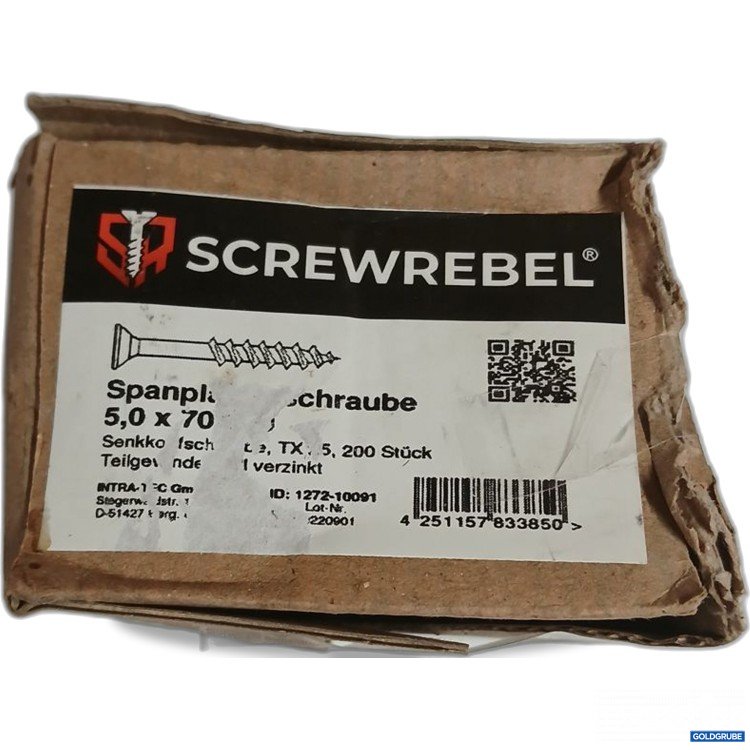 Artikel Nr. 978178 Artikel Nr. 978178: Screw Rebel Spanplattenschraube 5,0 x 70 mm ca. 200 Stück