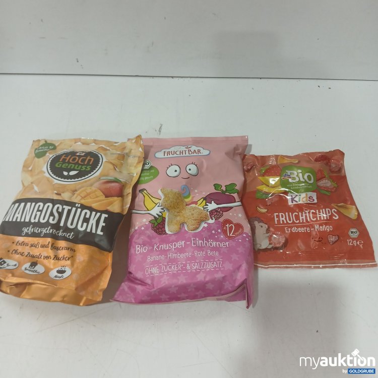 Artikel Nr. 988178: Diverse Früchte-Snacks lt. Bild  3Stk