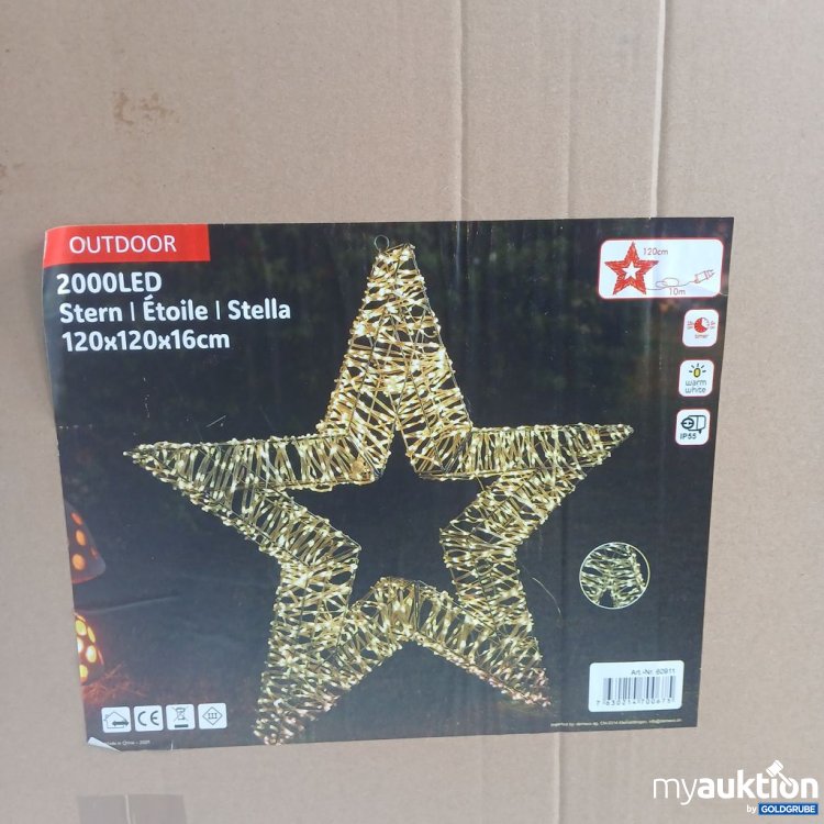 Artikel Nr. 447179 Artikel Nr. 447179: Outdoor 2000LED Stern 120x120x16 cm 60911