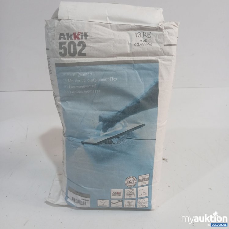 Artikel Nr. 461179 Artikel Nr. 461179: AkKit 502 Flexfugenmörtel 13kg steingrau