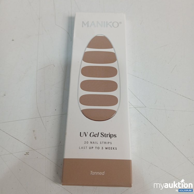 Artikel Nr. 467179 Artikel Nr. 467179: MANIKO UV Gel Strips 20 Nail Tanned