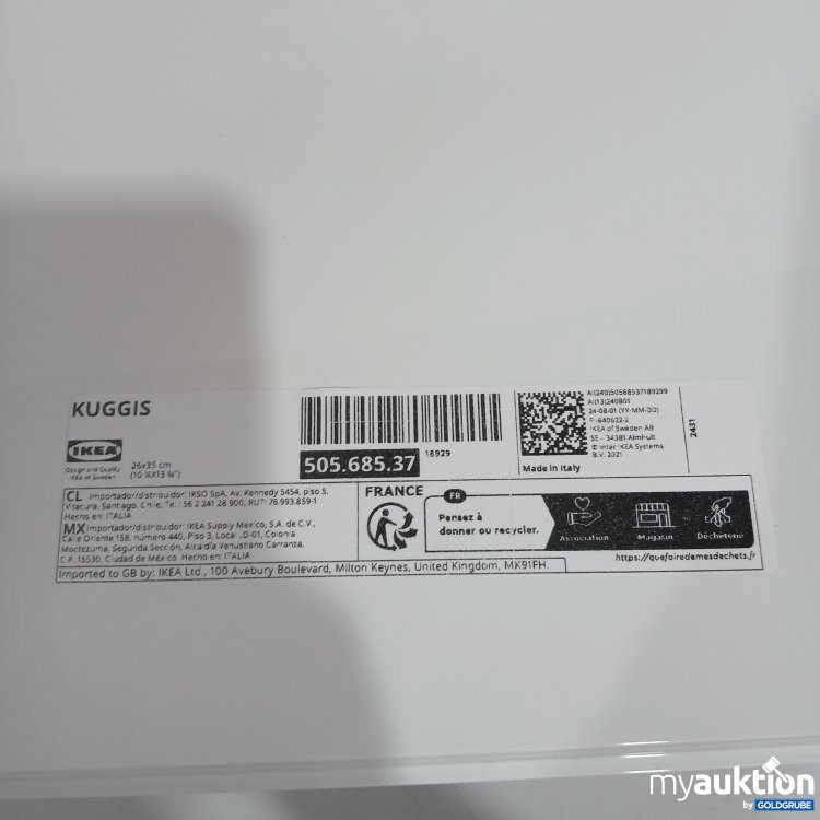 Artikel Nr. 832179: Ikea Kuggis Box mit Deckel 26x35cm 