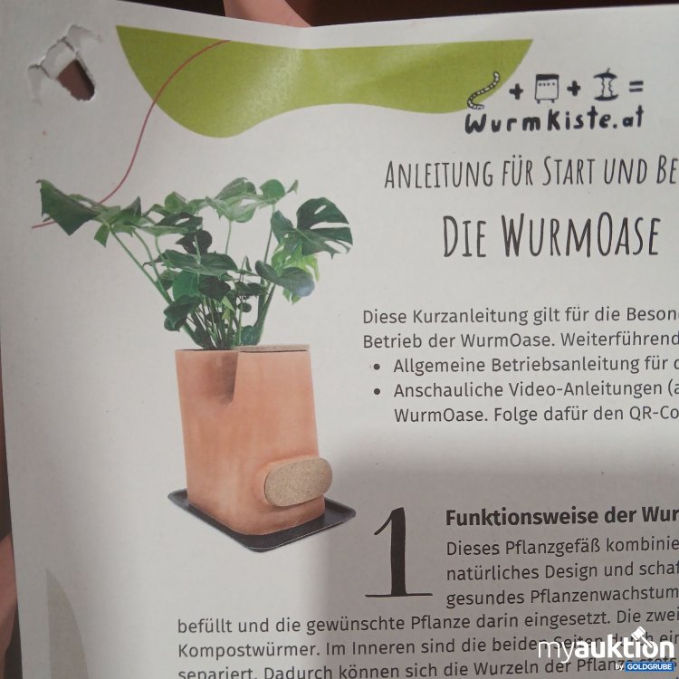 Artikel Nr. 866179: WurmKiste Transfarmers Pflanzgefäß mit integrierter Kompostierung