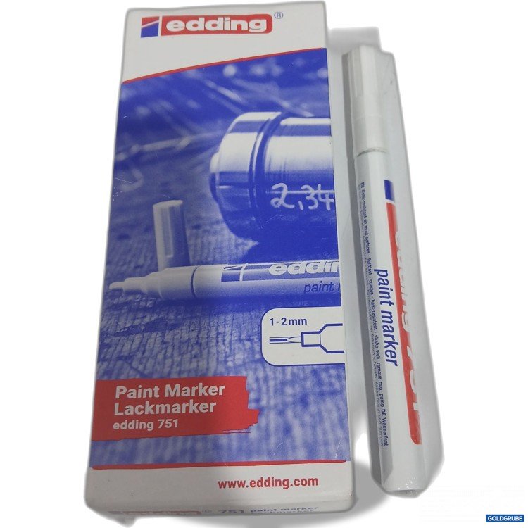 Artikel Nr. 882179: Edding Paint Marker Lackmarker Edding 751 10Stk weiß