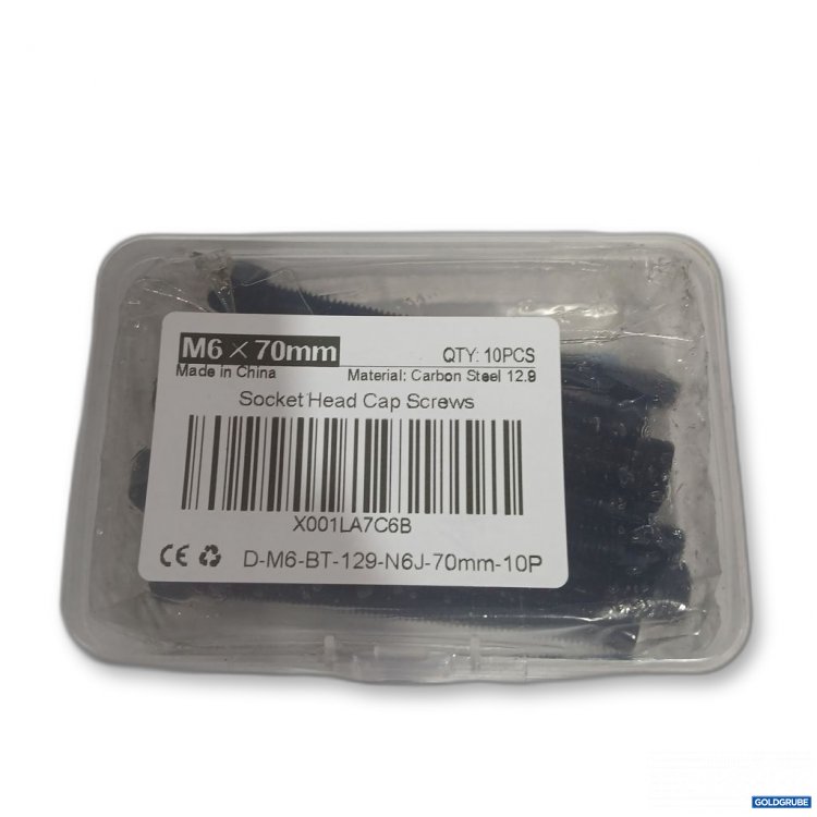 Artikel Nr. 893179: Socket Head Cap Screws M6 70 mm 10 Stück