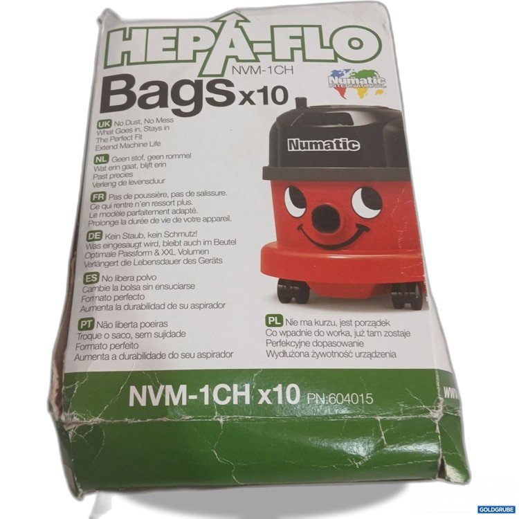Artikel Nr. 919179: Numatic Hepa-Flo Bags NVM-1CH x10