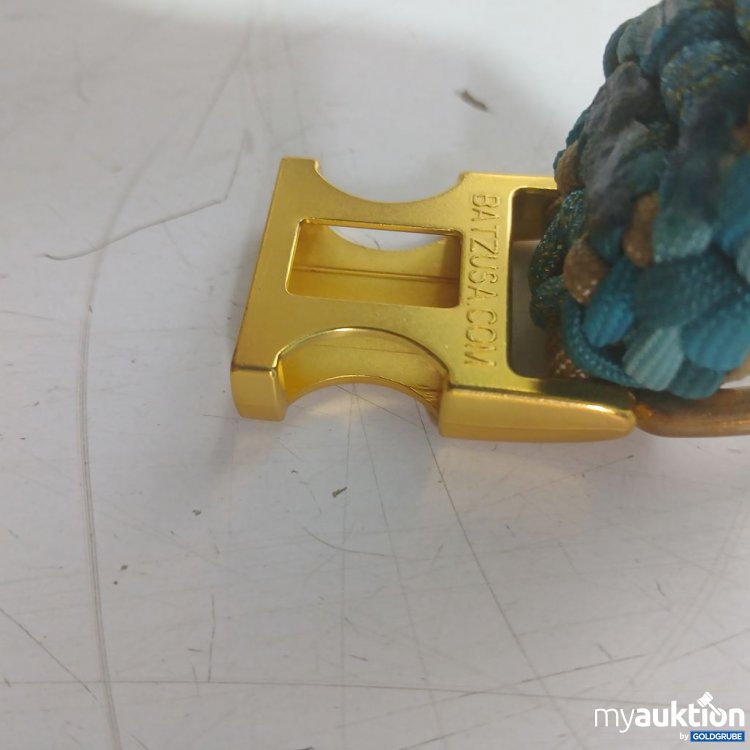 Artikel Nr. 933179: Hundehalsband Batzusa ca 48cm lang türkis/gold verschluss aus Metall