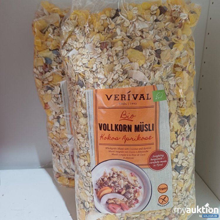 Artikel Nr. 942179 Artikel Nr. 942179: Verival Bio Vollkorn Müsli Kokos Aprikose 2 x 1400 g