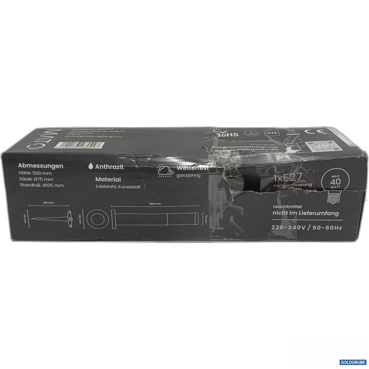 Artikel Nr. 963179: MATO Wegeleuchte Bewegungsmelder 500x75mm