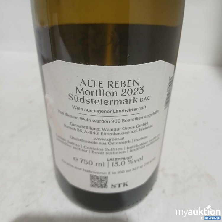 Artikel Nr. 969179 Artikel Nr. 969179: Gross Alte Reben Morillon 2023 Südsteiermark DAC 750ml