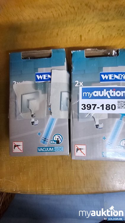 Artikel Nr. 397180: Wenko Loc Quadro Wandhaken - 2 Packungen zu je 2Stk