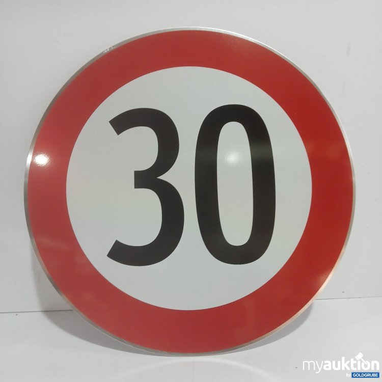 Artikel Nr. 465180 Artikel Nr. 465180: Verkehrsschild Geschwindigkeit 30 km/h rund ø67cm