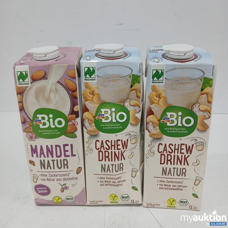Artikel Nr. 478180 Artikel Nr. 478180: dmBio 3 x Pflanzendrinks 1x Mandel Natur 1 l 2xCashew Drink Natur 1 l