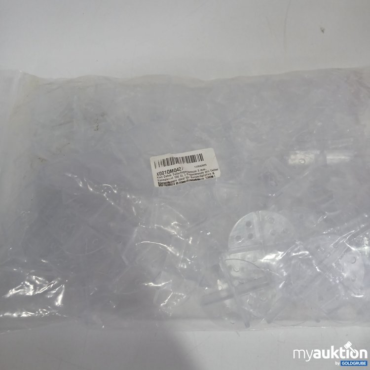 Artikel Nr. 844180: Tellerfugenkreuze 3mm Transparent 100Stk 