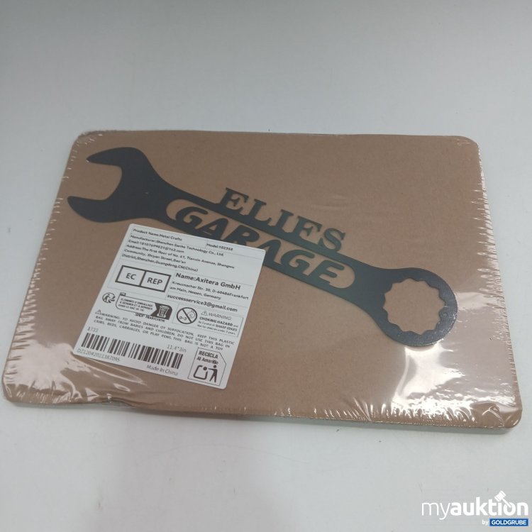 Artikel Nr. 847180: Metallschild "Elifs" Garage ca.29x7cm
