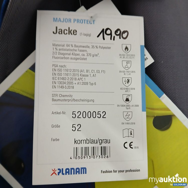 Artikel Nr. 908180: Planam Jacke