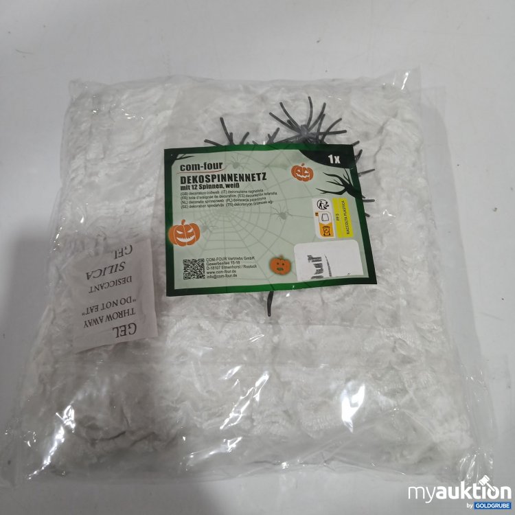 Artikel Nr. 914180 Artikel Nr. 914180: Com-four Dekospinnennetz mit 12 Spinnen