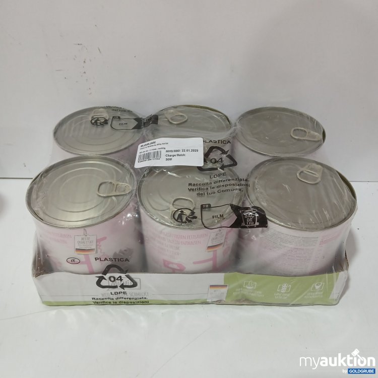 Artikel Nr. 980180: Mjamjam Katzenfutter Huhn & Wildlachs 6×800g