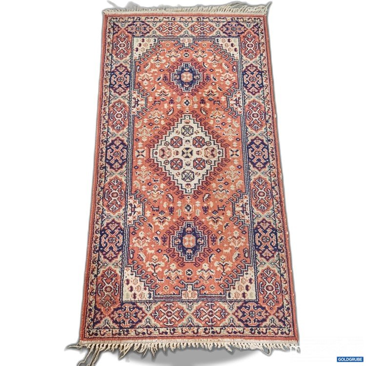 Artikel Nr. 983180: Vintage-Orientteppich Kazak-Stil mit Fransen ca.140×70cm