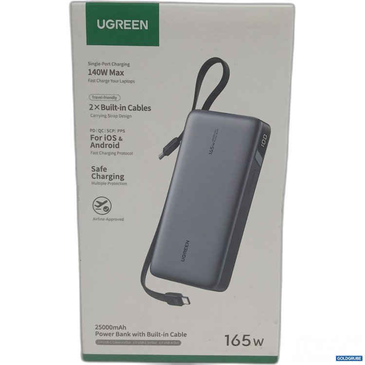 Artikel Nr. 986180: Ugreen Power Bank with Built-in Cable 165W 