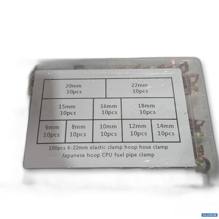 Artikel Nr. 893181: Keine Marke Elastische Schlauchschellen 100 Stück