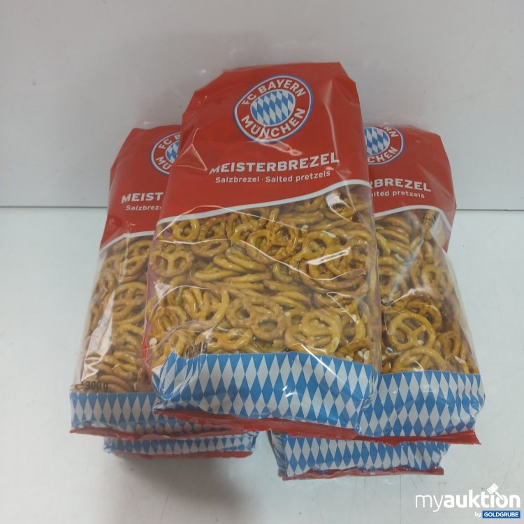 Artikel Nr. 940181: 5 Packungen FC Bayern München Salzbrezel 300 g