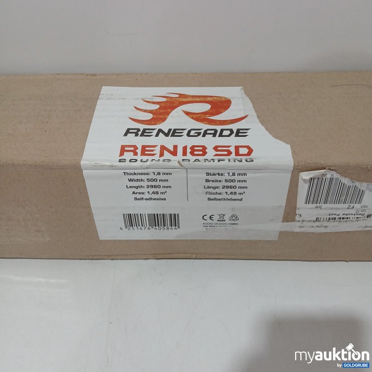 Artikel Nr. 957181: Renegade REN18SD AluButyl Sound Dämmung