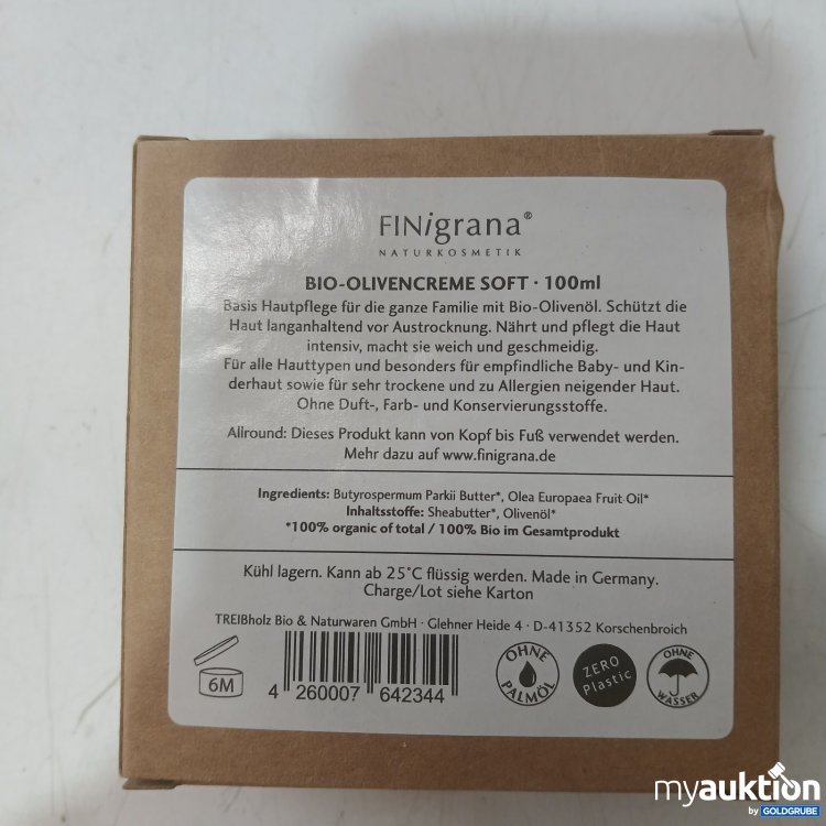 Artikel Nr. 468182 Artikel Nr. 468182: Finigrana Bio Olivencreme Soft 100 ml