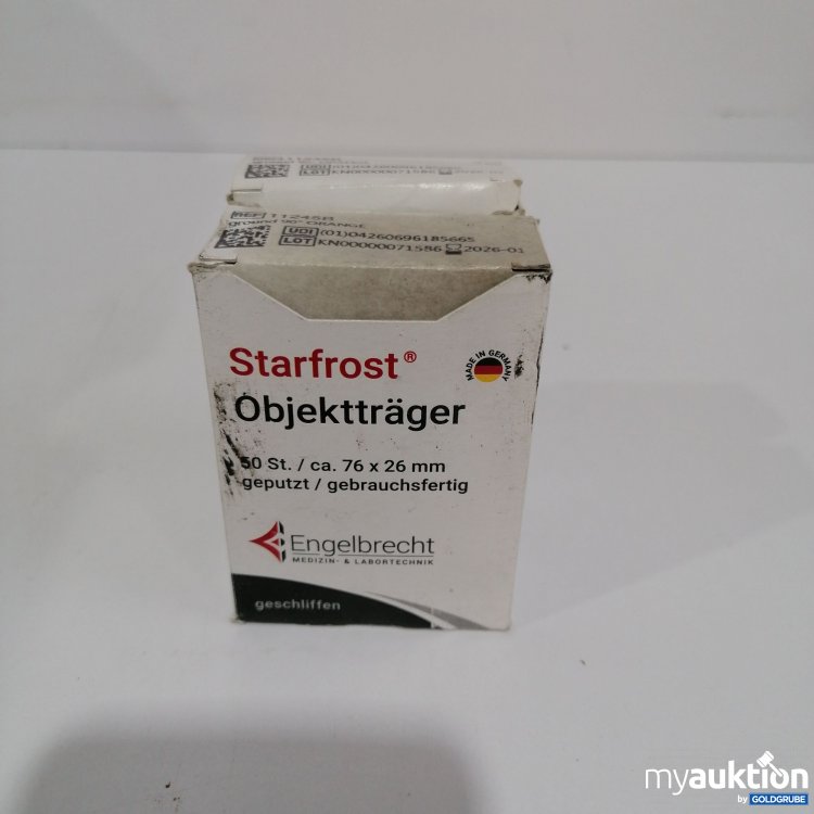 Artikel Nr. 850182 Artikel Nr. 850182: Starfrost Objektträger 2x50stk
