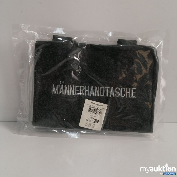 Artikel Nr. 860182 Artikel Nr. 860182: Nordstern Männerhandtasche Filz grau 21x15.5cm