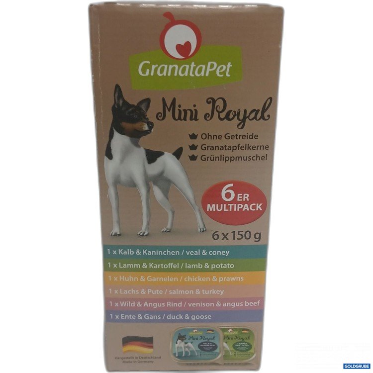 Artikel Nr. 884182 Artikel Nr. 884182: Mini Royal Hundefutter 6x150g