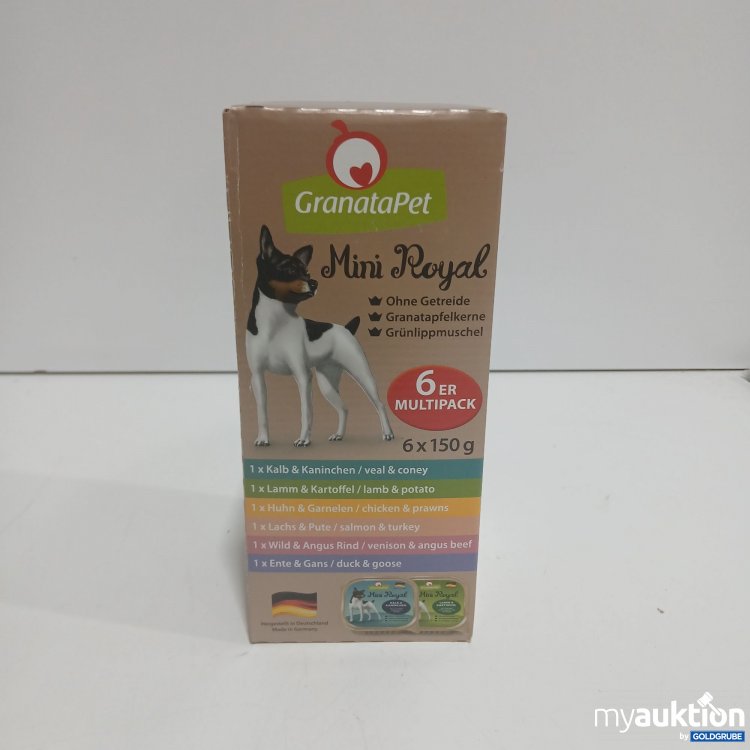 Artikel Nr. 884182 Artikel Nr. 884182: Mini Royal Hundefutter 6x150g