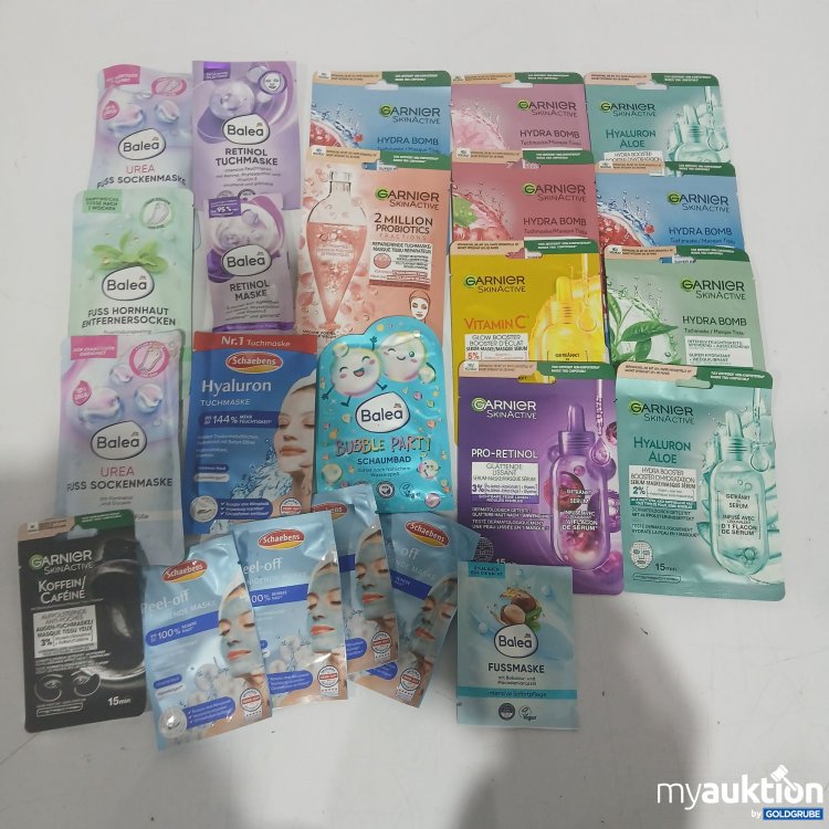 Artikel Nr. 886182: Pflegemasken Diverse Sorten 21 Stück