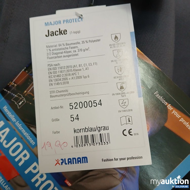 Artikel Nr. 908182: Planam Jacke 