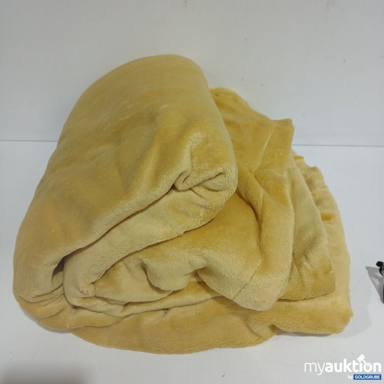 Artikel Nr. 914182 Artikel Nr. 914182: Kuschel Bettwäsche mit Reißverschluss gelb 228x228cm 51x76cm x2