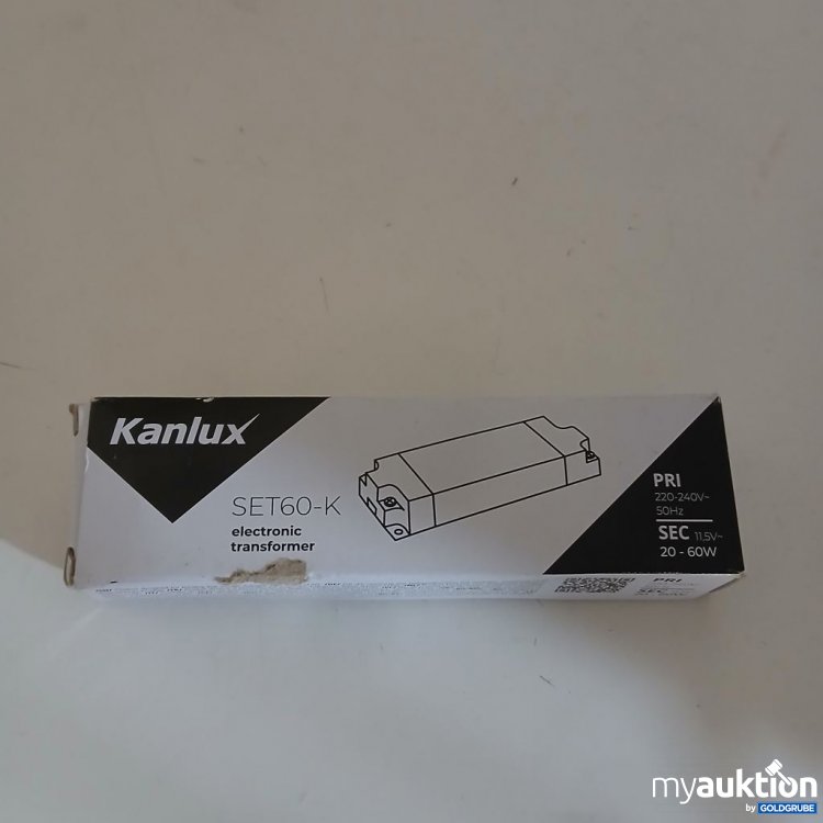 Artikel Nr. 922182: Kanlux SET60-K electronic transformer 240V 60W