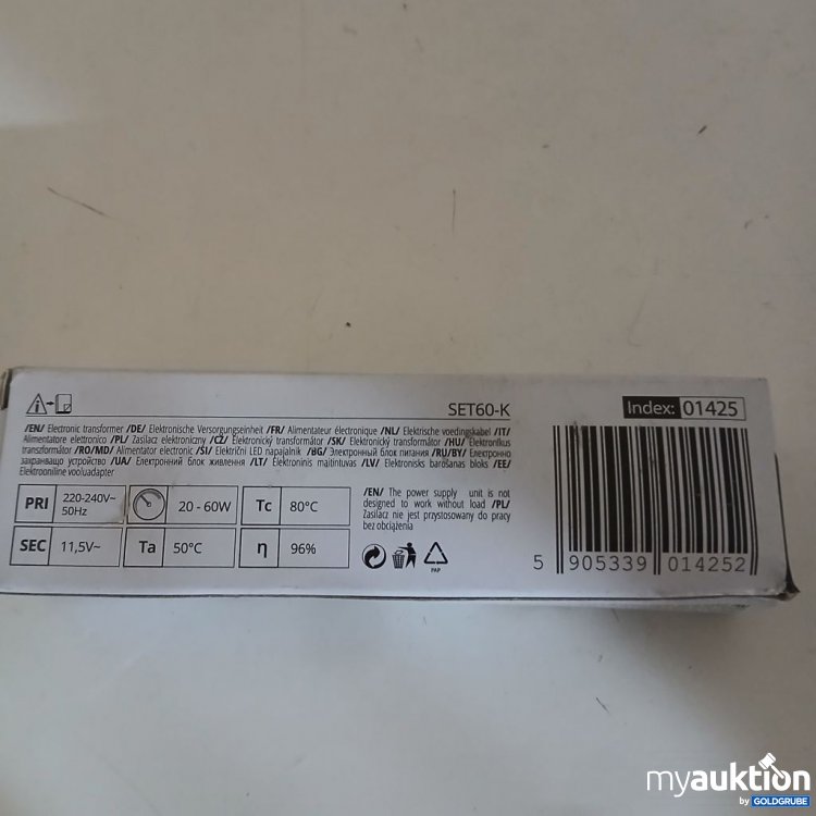 Artikel Nr. 922182: Kanlux SET60-K electronic transformer 240V 60W