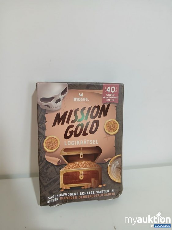 Artikel Nr. 938182 Artikel Nr. 938182: moses MISSION GOLD LOGIKRÄTSEL 40 Karten