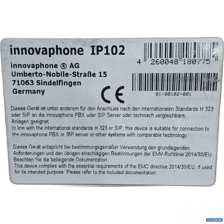 Artikel Nr. 963182: Innovaphone  IP102 schwarz 