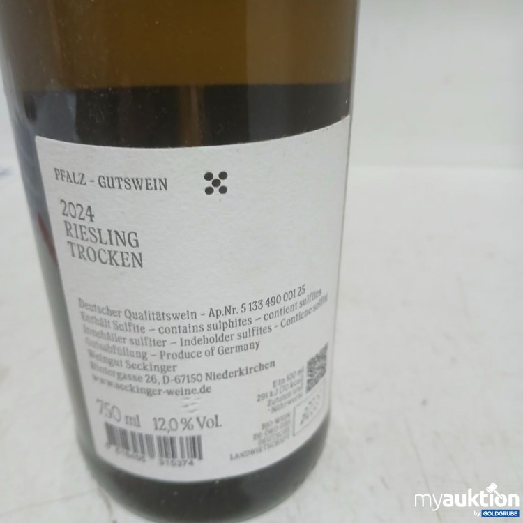 Artikel Nr. 969182 Artikel Nr. 969182: Seckinger Riesling 2024 Trocken