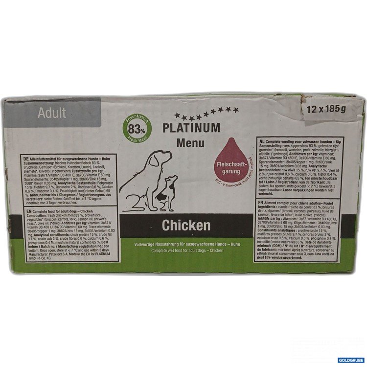 Artikel Nr. 973182: Platinum Menu Adult Chicken 12×185g