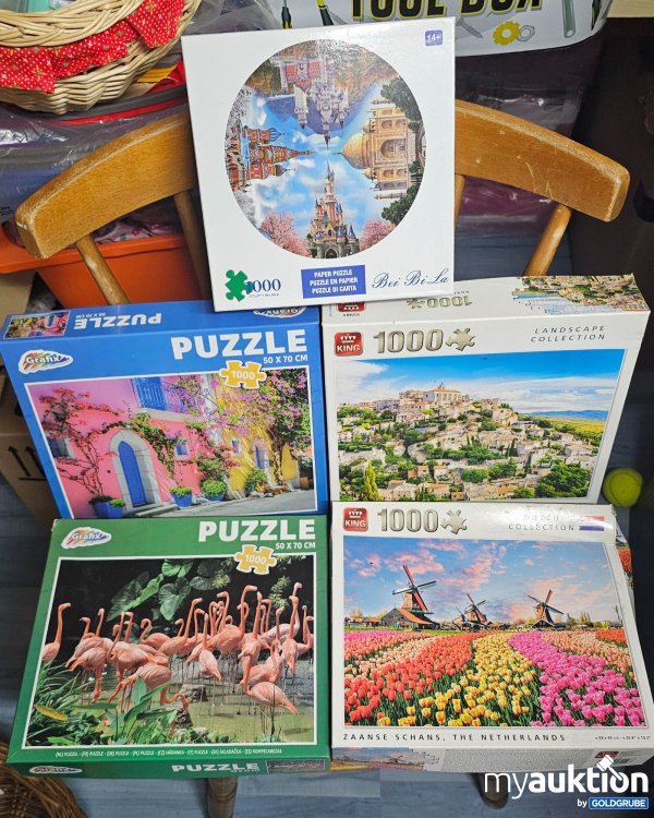 Artikel Nr. 397183: Puzzleset 5Stk zu je 1000 Teile