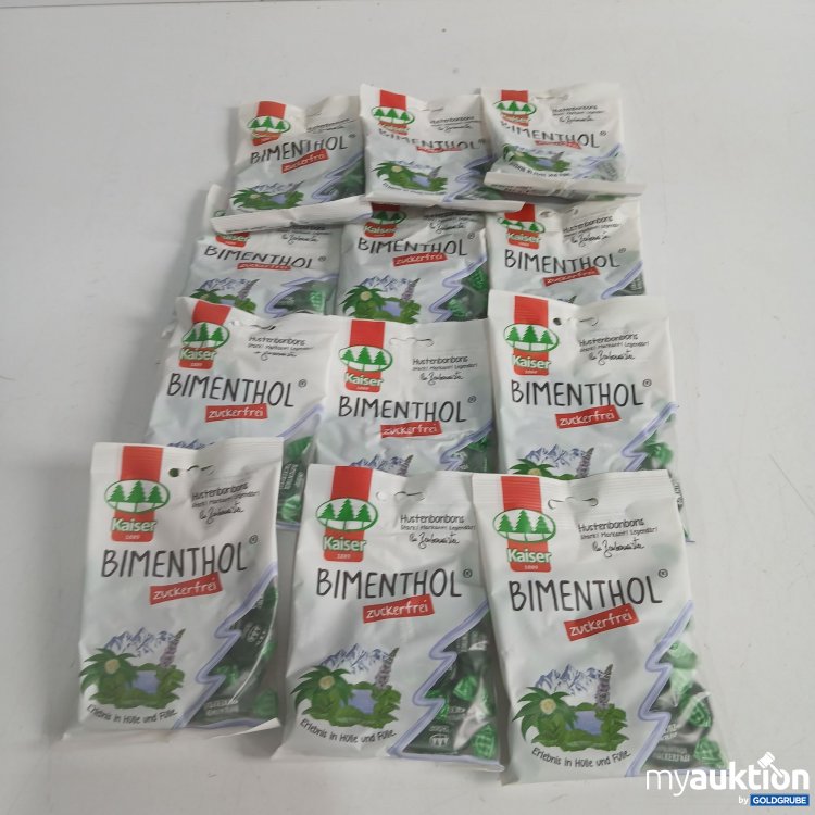 Artikel Nr. 399183: Kaiser Bimenthol zuckerfrei Hustenbonbons je 75g